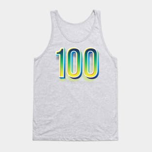 Float 100 blue green Tank Top